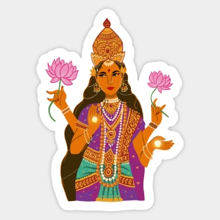 Diwali Lakshmi Sticker